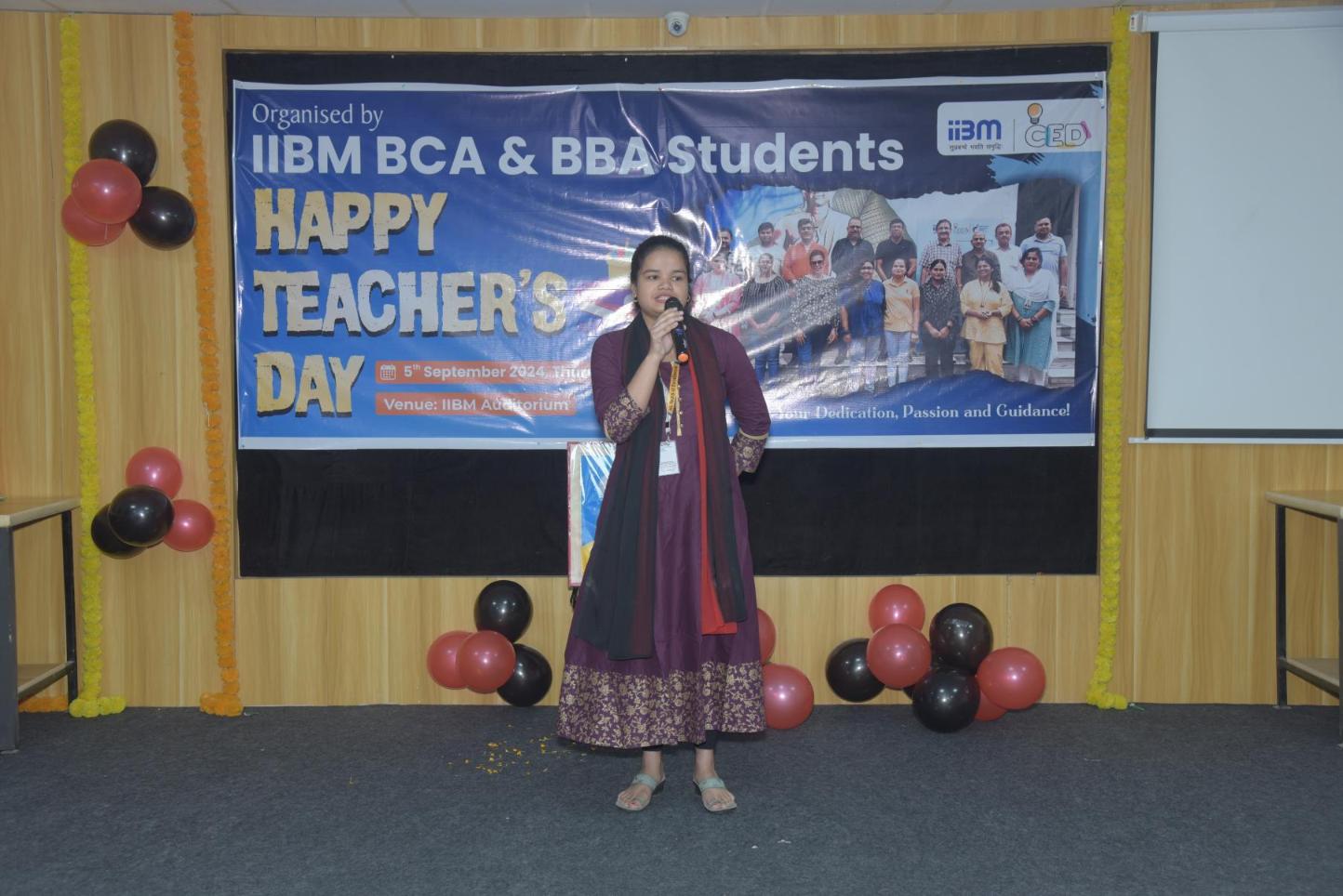 Teacher’s Day Celebration at IIBM – Honouring Educators with Joy and Gratitude